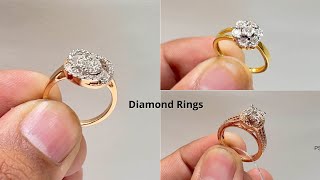 Diamond Ring Design with Price  Real Diamond Rings  Latest Diamond Rings 2023 [upl. by Esmond]