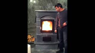 M Teixeira Soapstone Masonry Heater [upl. by Coppinger]