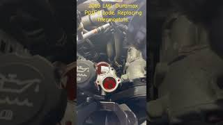 2015 LML Duramax P01F0 code Replacing thermostats lmlduramax [upl. by Sorce218]