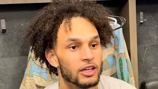 Dereck Lively Reacts To Mavs Game 1 Loss Against Jaylen Brown And Celtics  2024 NBA Finals [upl. by Elockin]