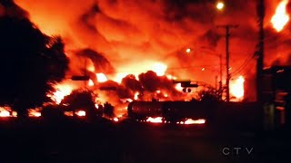 Reflecting on the LacMegantic train disaster 10 years later [upl. by Milzie218]