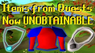 OSRS 5 Fun Items you CANT Get Back After Quests [upl. by Ayetal329]