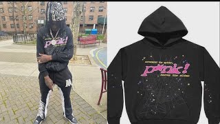 Yus Gz Caught Wearing Fake Sp5der Hoodie [upl. by Auqinal762]