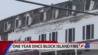 Harborside Inn destroyed by fire one year ago [upl. by Nyliret407]