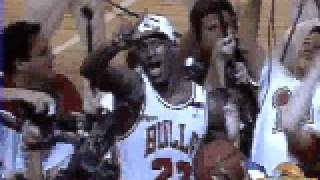 Michael Jordan celebration vs Portland Blazers  Game 6 NBA Finals 1992 [upl. by Amisoc]