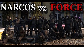 NARCOS vs FORCE  NARCOSLSPD  RADMIR S2  GTA5 RP [upl. by Lraep597]