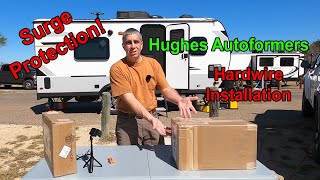 Hughes Autoformers Voltage Booster  Internal RV Surge Protection Installation  Full Time RV Living [upl. by Forward]