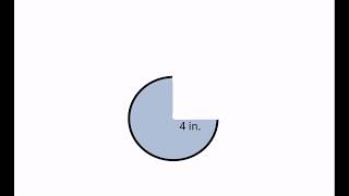 How to Find the Area and Perimeter for a 34 Circle [upl. by Luahs]