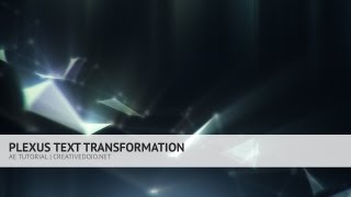 AE Plexus Text Transformation Tutorial [upl. by Ingrim]