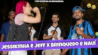 😂😂 JESSIKINHA E JEFF X BRINQUEDO E NAUÍ  1 FASE BATALHA DA BRASILANDIA 1 ANO 32 [upl. by Intyrb584]