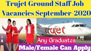 Trujet Ground Staff Job Vacancies September2020 [upl. by Lindberg]