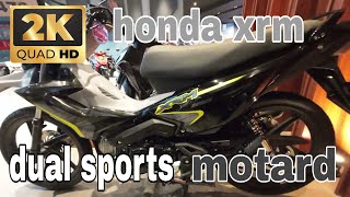 Honda xrm 125 fi 2023 motard review features specs price [upl. by Jarrid]