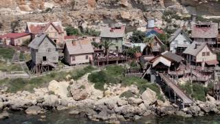 Blue Grotto Popeye Village The Cave Mellieha  The Maltese Islands [upl. by Asoj128]