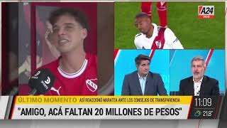 🔴 Independiente más de 438 millones por la colecta de Santi Maratea [upl. by Konyn]