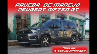 Peugeot Rifter GT I Lo manejamos por más de 3000 km I Prueba de manejo [upl. by Calva472]