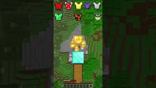 Haybale bed and slime vs Different Drops minecraft minecraftmeme shorts [upl. by Meerak262]