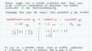 Reactievergelijkingen kloppend maken  deel 1  NASK Thuis [upl. by Galan496]