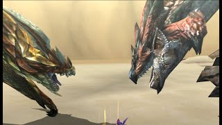 Seregios vs Rathalos MH4U turfwar [upl. by Haidedej208]