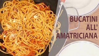 Bucatini allamatriciana  Easy way  Made in italy [upl. by Leff]