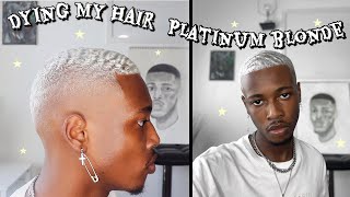 Following Tarek Ali’s Hair Tutorial  How to Dye your Hair Platinum Blonde  Elii Ormond [upl. by Greenland]