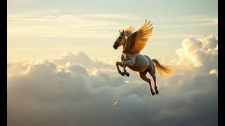 A HORSE FLYING TO THE SKY WITH FEATHERS [upl. by Macario]