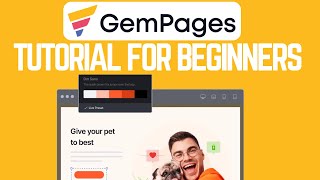 How to Use Gempages Shopify StepbyStep [upl. by Aicirtam]