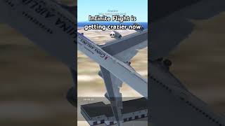 Infinite Flight is getting crazier now💀 aviation plane infiniteflight infiniteflight [upl. by Vassar]