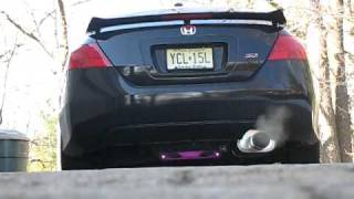 08 Civic Si Invidia Header Back Rev [upl. by Heer58]