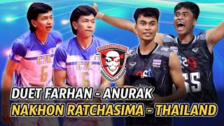 Duet Dengan Anurak Phanram❗Farhan Halim Gabung Nakhon Ratchasima VC Di Liga Voli Thailand🔴 [upl. by Madalyn]