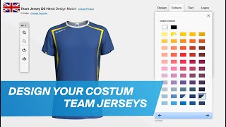 Jersey Design Design your costum jerseys for your team with the owayo 3D Configurator [upl. by Riamu]