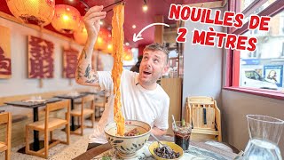 Le Meilleur de la cuisine Chinoise I Les pates Géantes Paris Food Tour Repas à gagner 😉 [upl. by Aerua716]