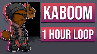 Friday Night Funkin VS Demoman  Kaboom  1 hour loop [upl. by Etnuad]