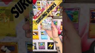 ⚡️Surging Sparks ⚡️ new unboxing  W this nice pull🔥 asmr pokemon surgingsparks asmarceus [upl. by Esiocnarf352]