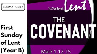 Homily  First Sunday of Lent Year B [upl. by Coretta]