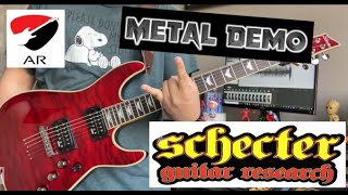 Schecter Omen 6 Extreme  Metal Demo HD [upl. by Nahej]