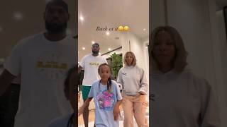 Lebron James amp his Family dancing to Dexta Daps Shabba Mada pot 🔥🇯🇲 [upl. by Illa]