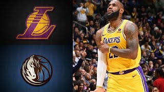 Lakers vs Mavericks  Lakers GameTimeTV  Lakers Team Highlights [upl. by Horan]