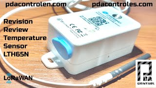 Review LHT65N lorawan Temperature and Relative Humidity Sensor Dragino  PDAControl [upl. by Marcy830]