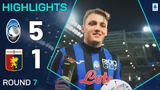 ATALANTAGENOA 51  HIGHLIGHTS  Retegui hattrick in big Atalanta win  SERIE A 202425 [upl. by Yelhak]