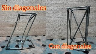 Diagonales en ESTRUCTURAS  para que sirven [upl. by Anayra854]