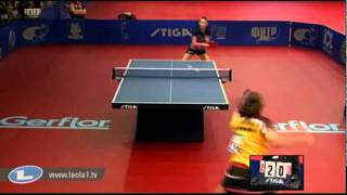 Bernadette Szocs vs Petrissa SoljaFinal European Junior Girls Single Championships 2011 [upl. by Leotie]