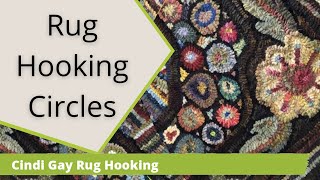 How to rug hook a circle [upl. by Ahiel]