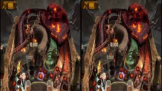 Pinball FX3 in true stereoscopic 3D SBS by TriDef [upl. by Lennaj]