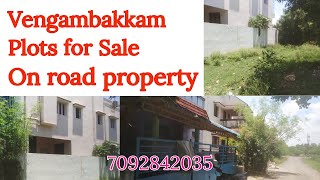 Land for sale Vengambakkam near Vandalur to Kelambakkam road  CMDA Approved plots  plots for Sale [upl. by Aslehc]