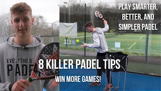 8 BEGINNER Padel Tips How To Win More Matches [upl. by Natsreik]