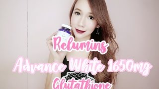 Relumins Advance White 1650mg Glutathione Review ♡ Nicole Faller [upl. by Brander]