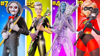 15 COMBOS de SKINS TRYHARD ou STYLÉ sur Fortnite [upl. by Rodnas]