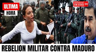 REBELION MILITAR CONTRA Nicolás Maduro SE LE VOLTEARON ACTIVOS Y DESERTORES PLAN FINAL MARIA CORINA [upl. by Laurena]