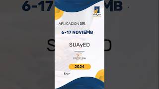 Fechas UNAM SUAyED Convocatoria septiembre 2024 [upl. by Licna728]