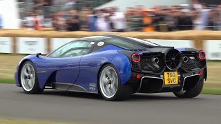 Gordon Murray T50 V12 Cosworth  Brutal Accelerations amp FlyBy SOUNDS [upl. by Suruat]